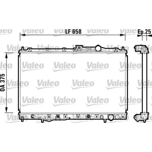 VALEO Motor Su Radyatörü 734132