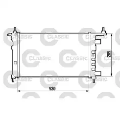 VALEO Motor Su Radyatörü 232606