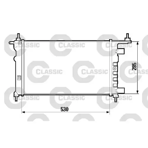 VALEO Motor Su Radyatörü 232606