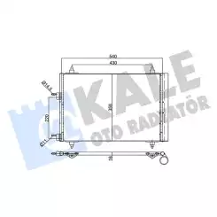 KALE Klima Radyatörü Kondanser 343095