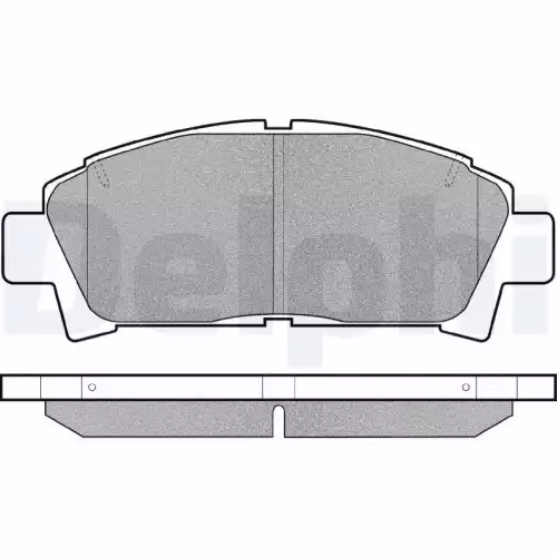 DELPHI Ön Fren Balatası Tk LP940