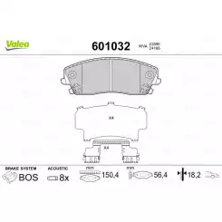 VALEO Ön Fren Balatası 601032