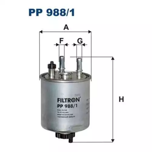 FILTRON Yakıt Filtre PP988/1