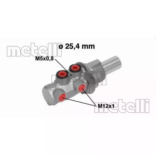 METELLI Fren Ana Merkezi Alüminyum Abs'li 05-0754