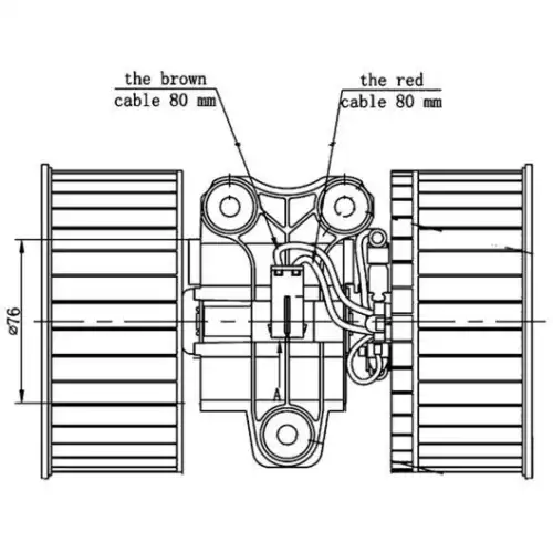 MAHLE Kalorifer Motoru AB81000S