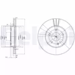 DELPHI Fren Diski Ön Takım BG2768