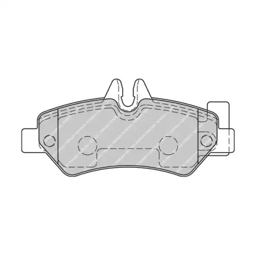 FERODO Arka Fren Balatası Tk FVR1780