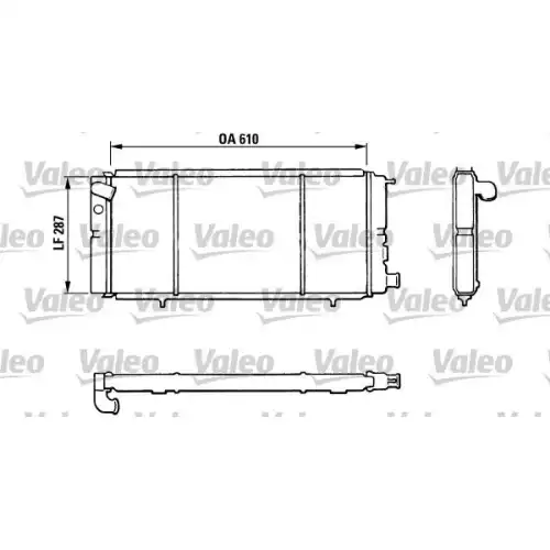 VALEO Motor Su Radyatörü 810827