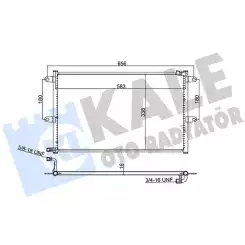 KALE Klima Radyatörü Kondanser 384600