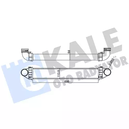 KALE Turbo Radyatörü Intercooler 344970