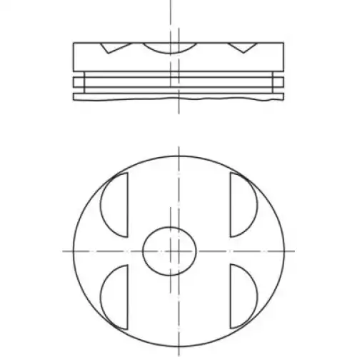 MAHLE Motor Pistonu 89.00mm 0010400