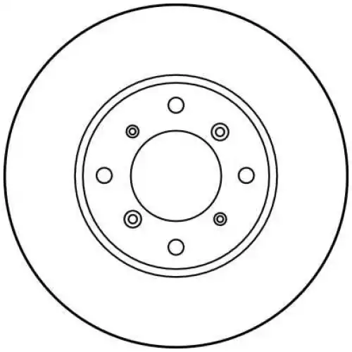 TRW Ön Fren Diski Havalı 242.4mm DF1963