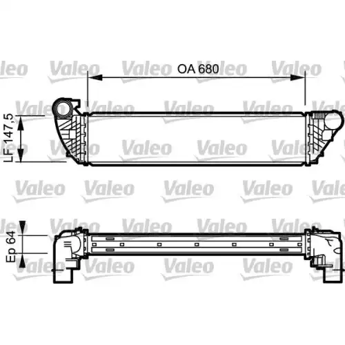 VALEO Turbo Radyatörü İntercooler 817828