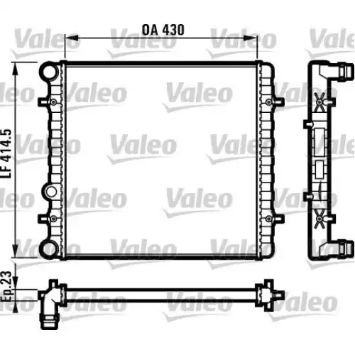 VALEO Motor Su Radyatörü 731607