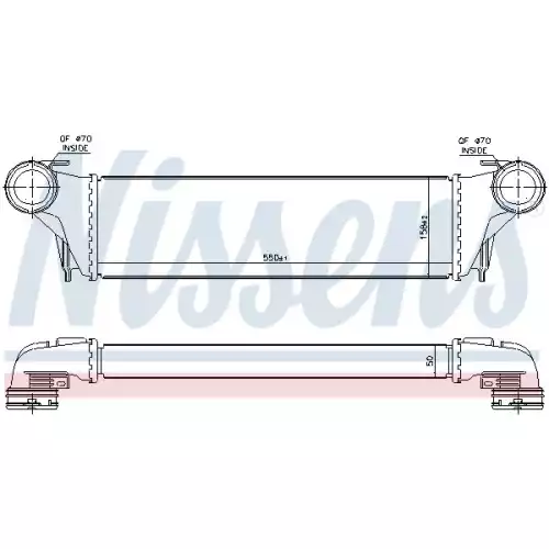 NISSENS Turbo İntercool Radyatörü 96387