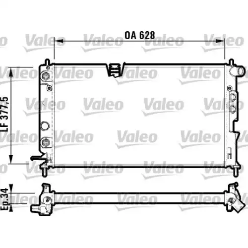 VALEO Motor Su Radyatörü 731847