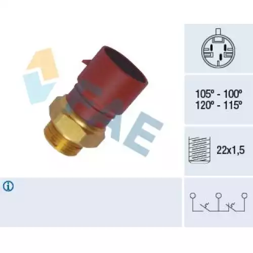 FAE Su Sıcaklık Hararet Müşürü FAE 38040