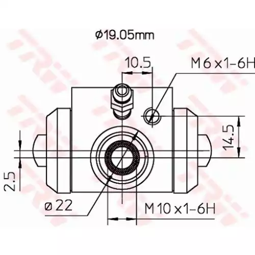 TRW Arka Fren Silindiri BWD113A