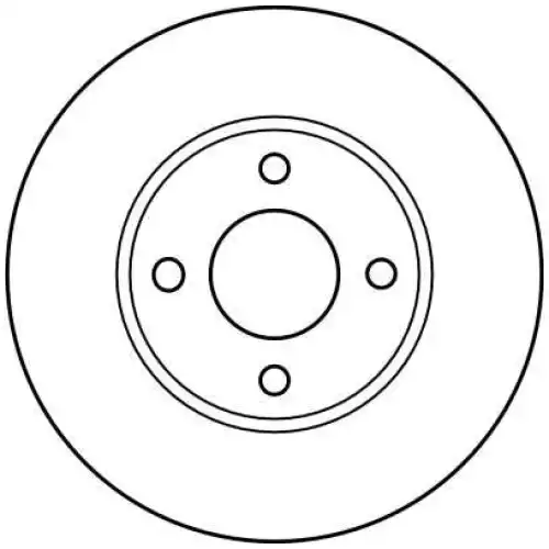 TRW Ön Fren Diski Havalı 247.4mm DF4018