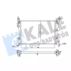 KALE Motor Su Radyatörü 470200