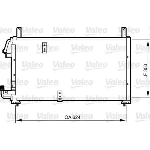 VALEO Klima Radayatörü Kondanser 814277