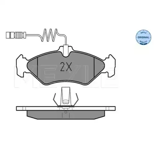 MEYLE Arka Fren Balatası 0252162117