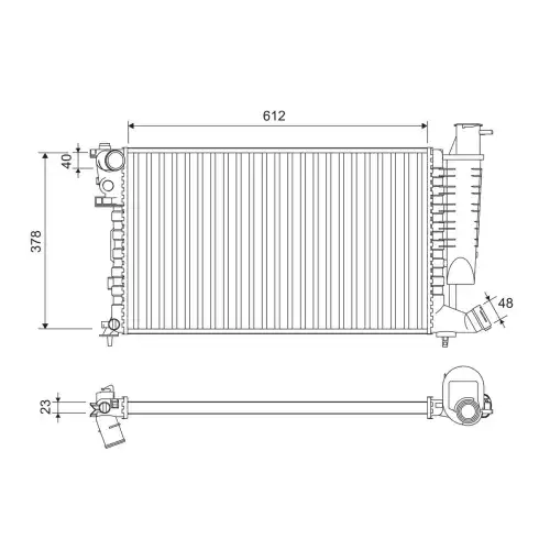 VALEO Motor Su Radyatörü 816716