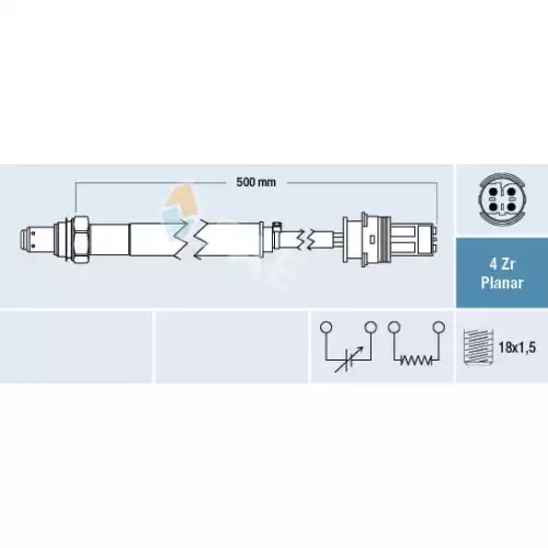 FAE Lambda Oksijen Sensörü FAE 77491