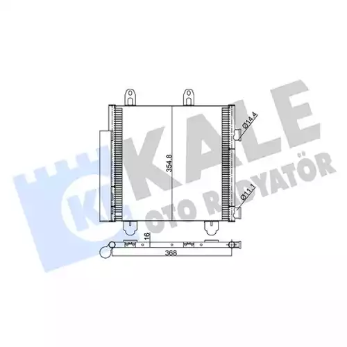 KALE Klima Radyatörü Kondanser 345330