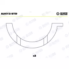 GLYCO Krank Ay Yatak Std A217/2 STD