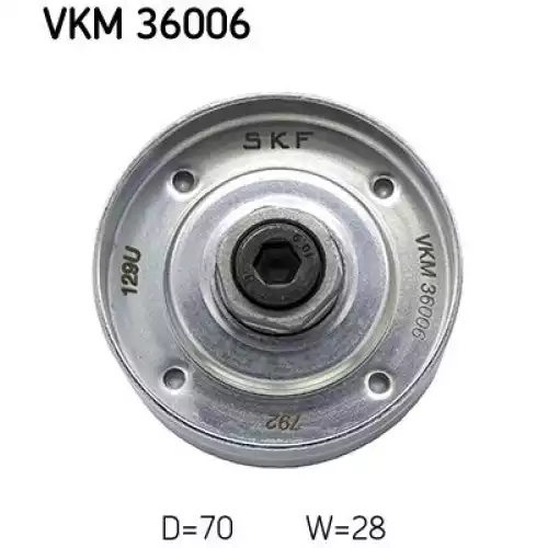 SKF Alternatör V Kayış Gegi Rulmanı VKM36006