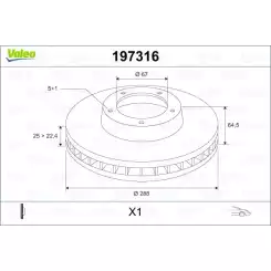 VALEO Ön Fren Diski Takım 197316