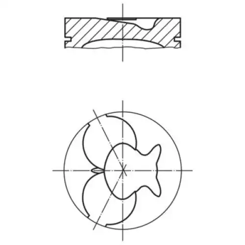 MAHLE Motor Pistonu 87.00mm 0022300
