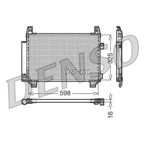 DENSO Klima Radyatörü Condenser DCN50007