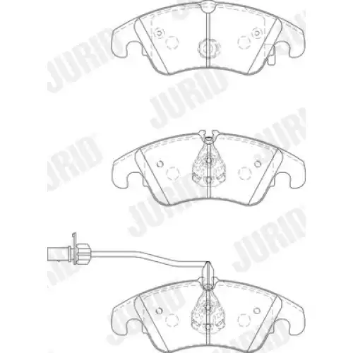 JURID Ön Fren Balatası 573247JC