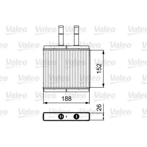 VALEO Kalorifer Radyatorü 812442