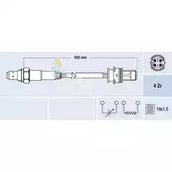 FAE Lambda Oksijen Sensörü FAE 77504