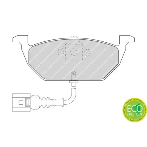 FERODO Ön Fren Balatası Fişli FDB1398