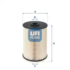 UFI Mazot Filtre 26.021.00