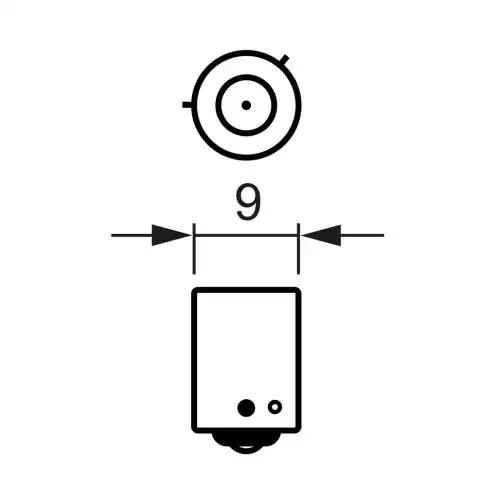 BOSCH Ampül 24V H21W Bay9S TruckLight 1987302533