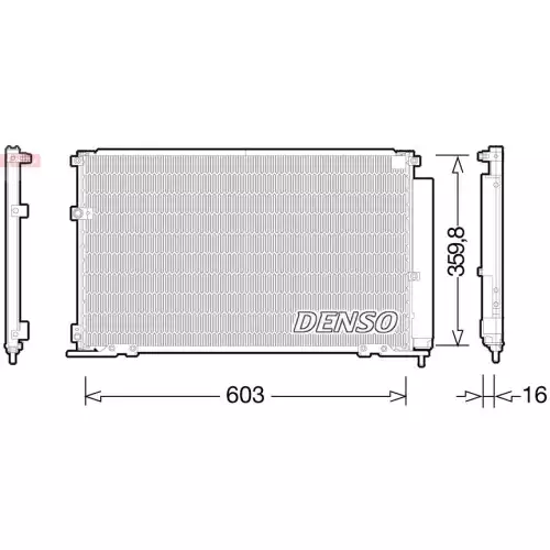 DENSO Klima Radyatörü Condenser DCN50047