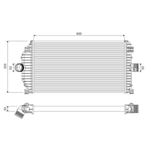 VALEO Turbo İntercooler Radyatörü 817924