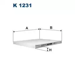 FILTRON Polen Filtre K1231