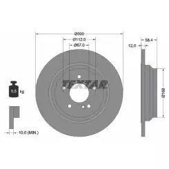 TEXTAR Arka Fren Diski S320-350 92176503