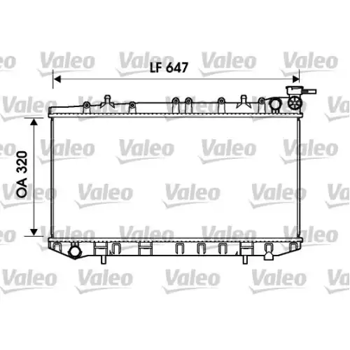 VALEO Motor Su Radyatörü 734155