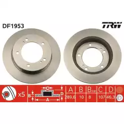 TRW Ön Fren Diski 290.5.mm DF1953