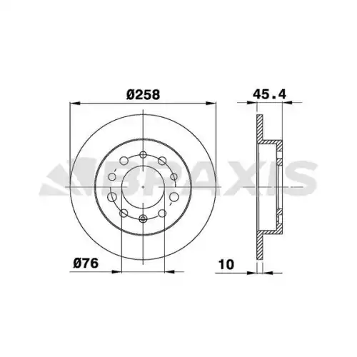 BRAXIS Arka Fren Diski AE0505