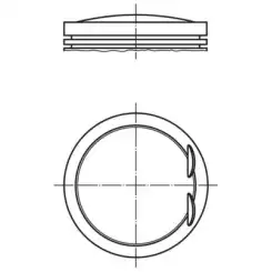 MAHLE Motor Pistonu 90.90mm 0010700