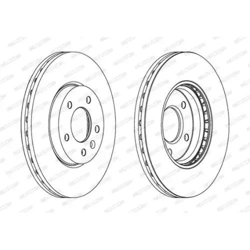 FERODO Ön Fren Diski Havalı 300Mm 16 Jant DDF1870