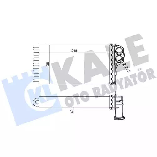 KALE Kalorifer Radyatörü 2081822AL